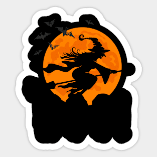 Scary Design Halloween Sticker